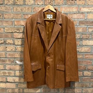Brown Scully Leather Western Jacket